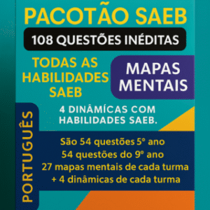 Pacotão saeb - Português e Matemática