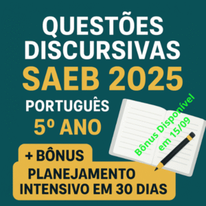 Português Discursiva Saeb - 5º ano