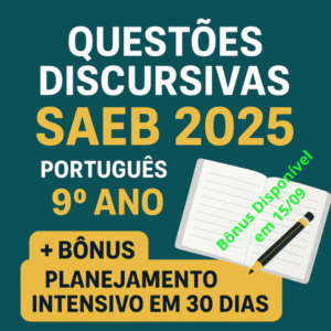 Português Discursiva Saeb - 9º ano