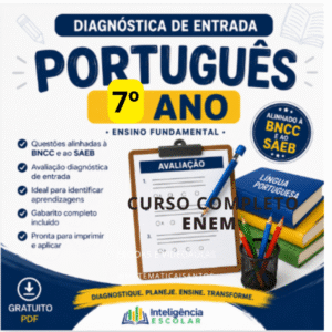 Diagnóstica de Entrada de Português – 7º Ano | Gratuita | BNCC e SAEB (cópia)