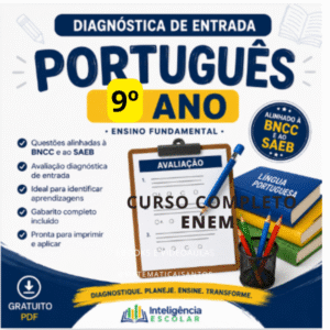 Diagnóstica de Entrada de Português – 9º Ano | Gratuita | BNCC e SAEB (cópia) (cópia) (cópia)